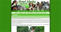 Desktop Screenshot of hotel-alaska.pl